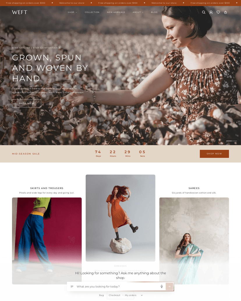 The Weft theme