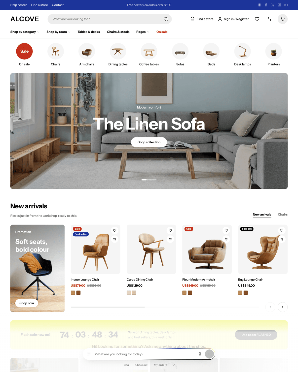 Alcove, preview