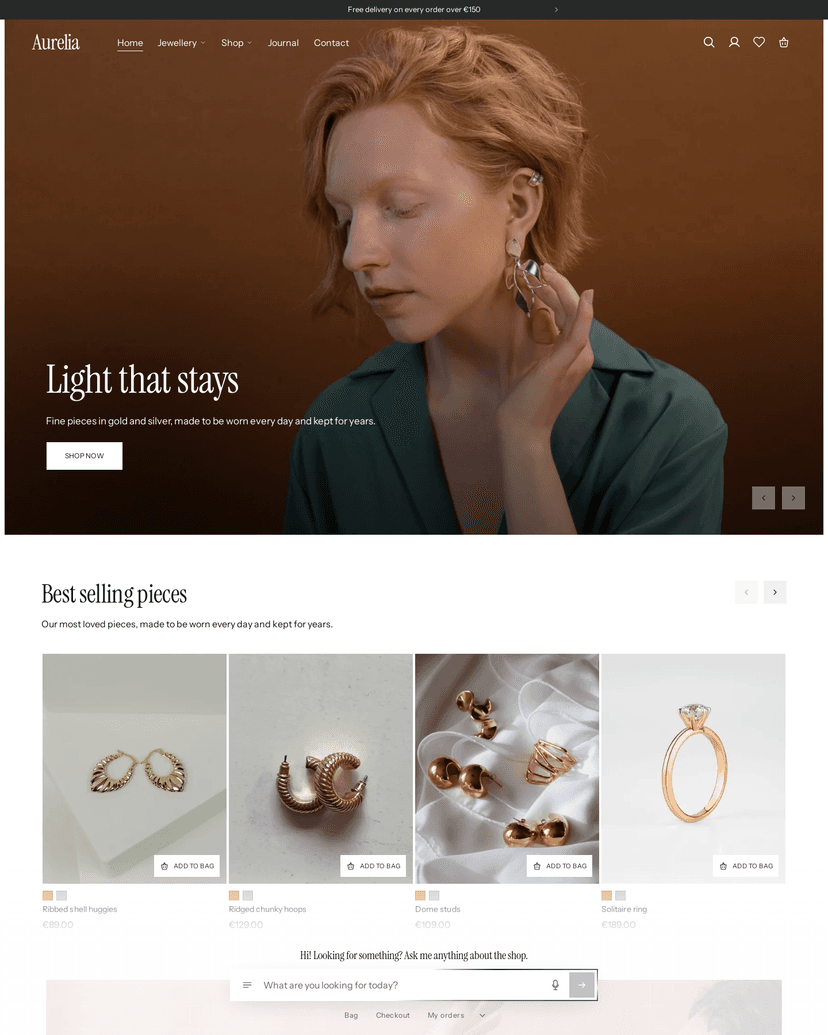The Aurelia theme