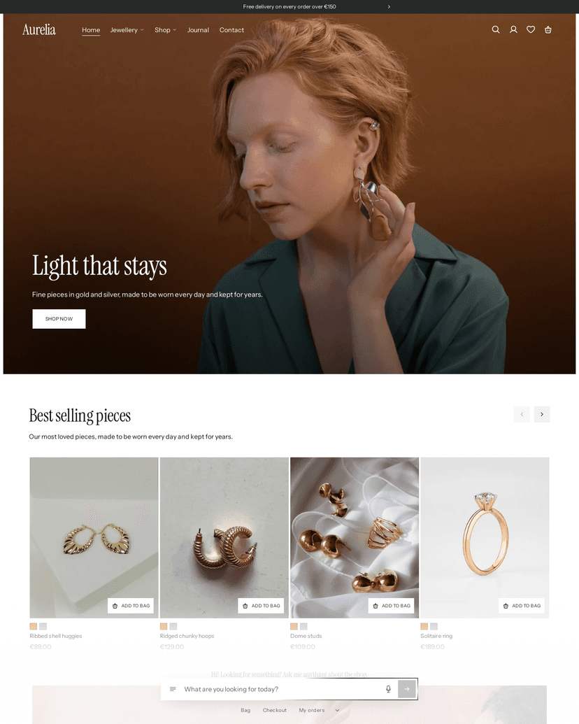 The Aurelia theme