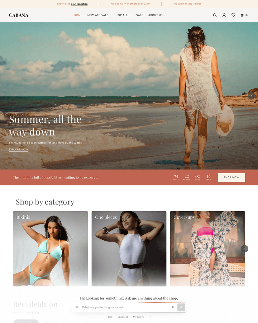 The Cabana theme