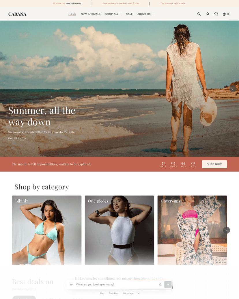 The Cabana theme