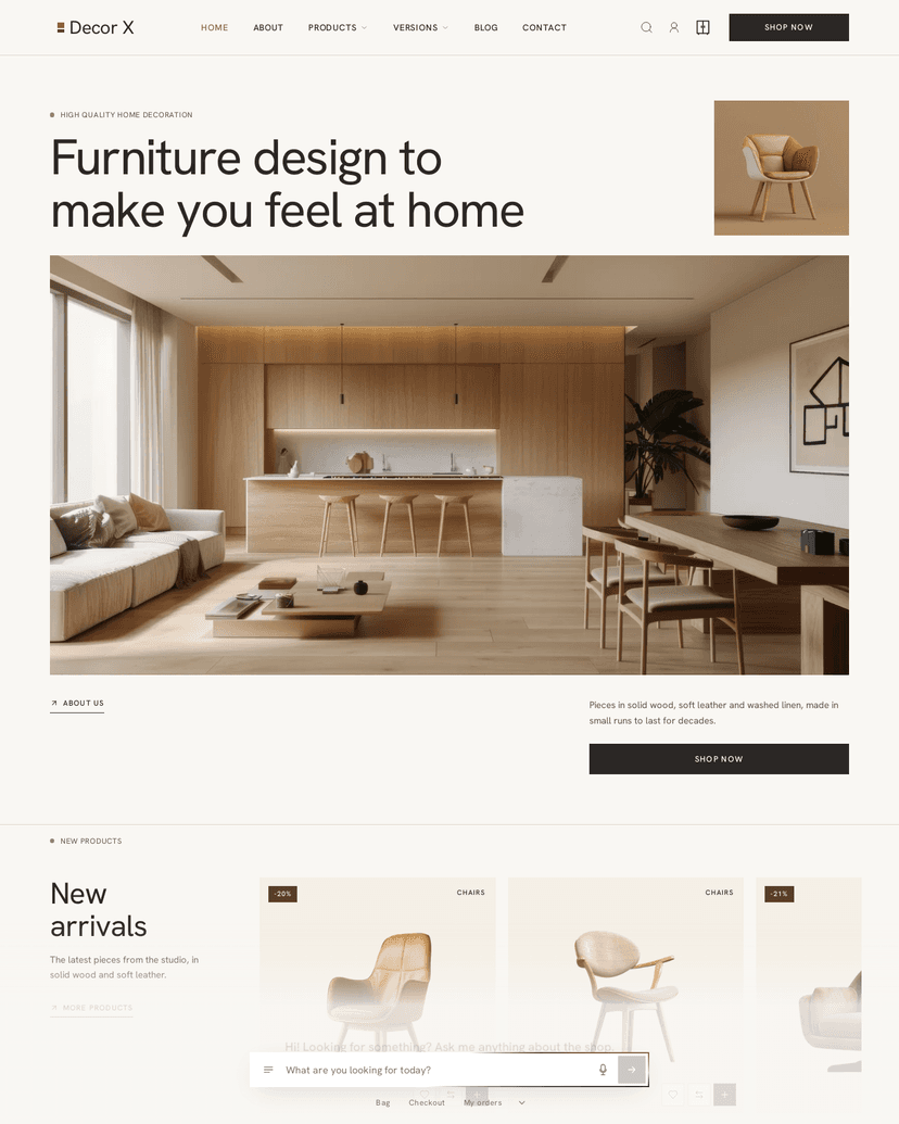 The Decor X theme