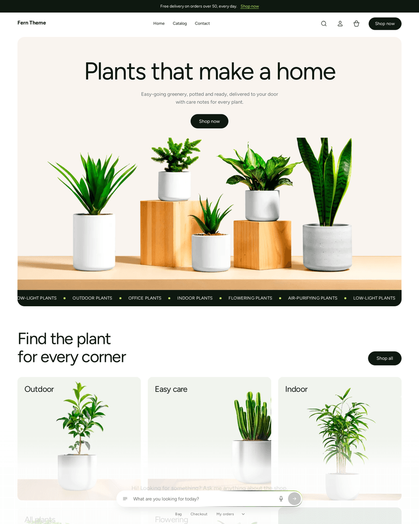 The Fern theme