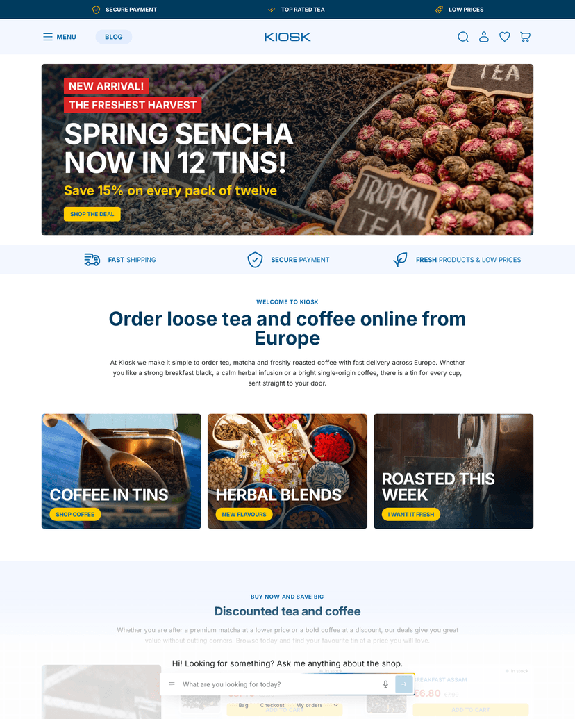The Kiosk theme