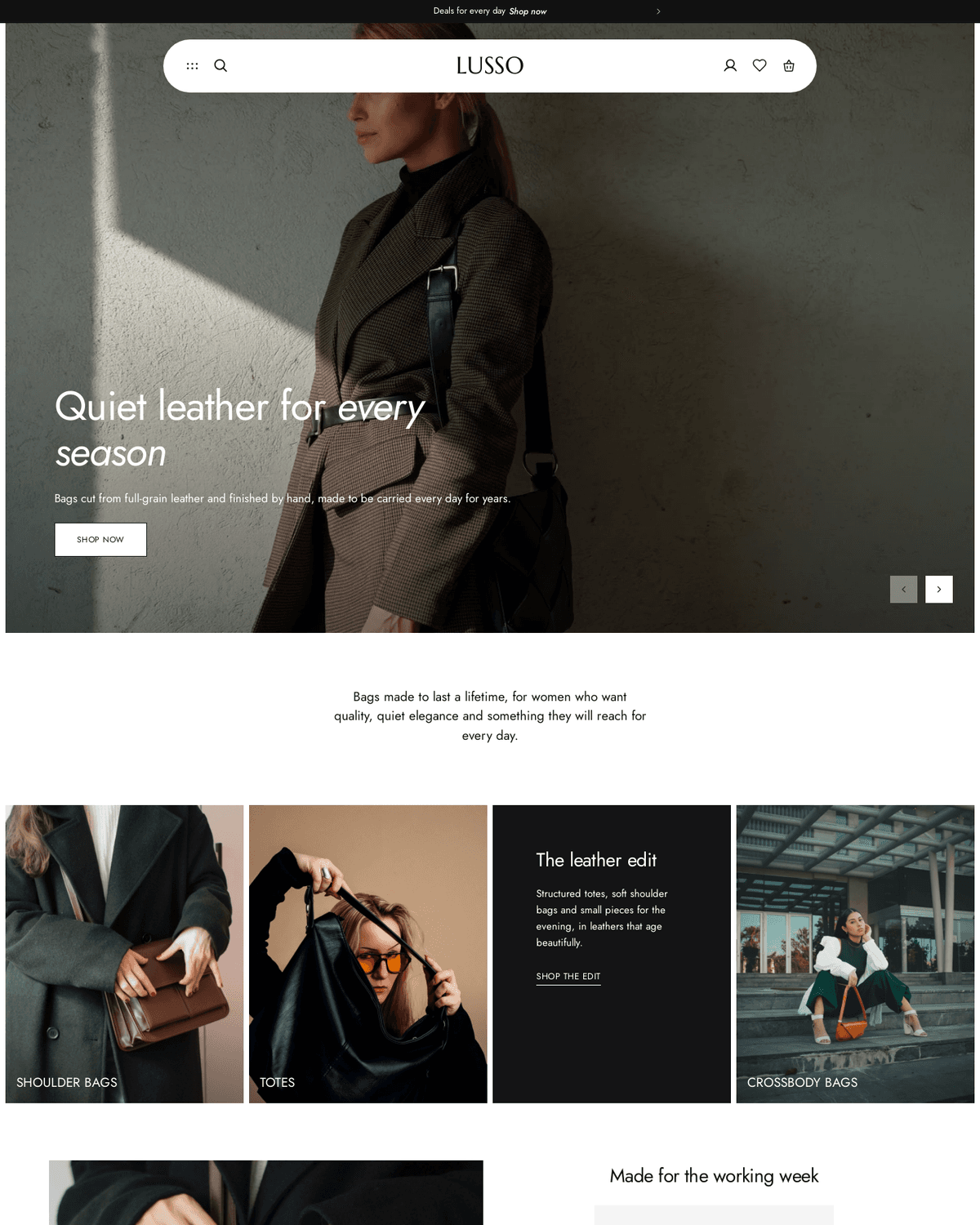 Lusso, preview