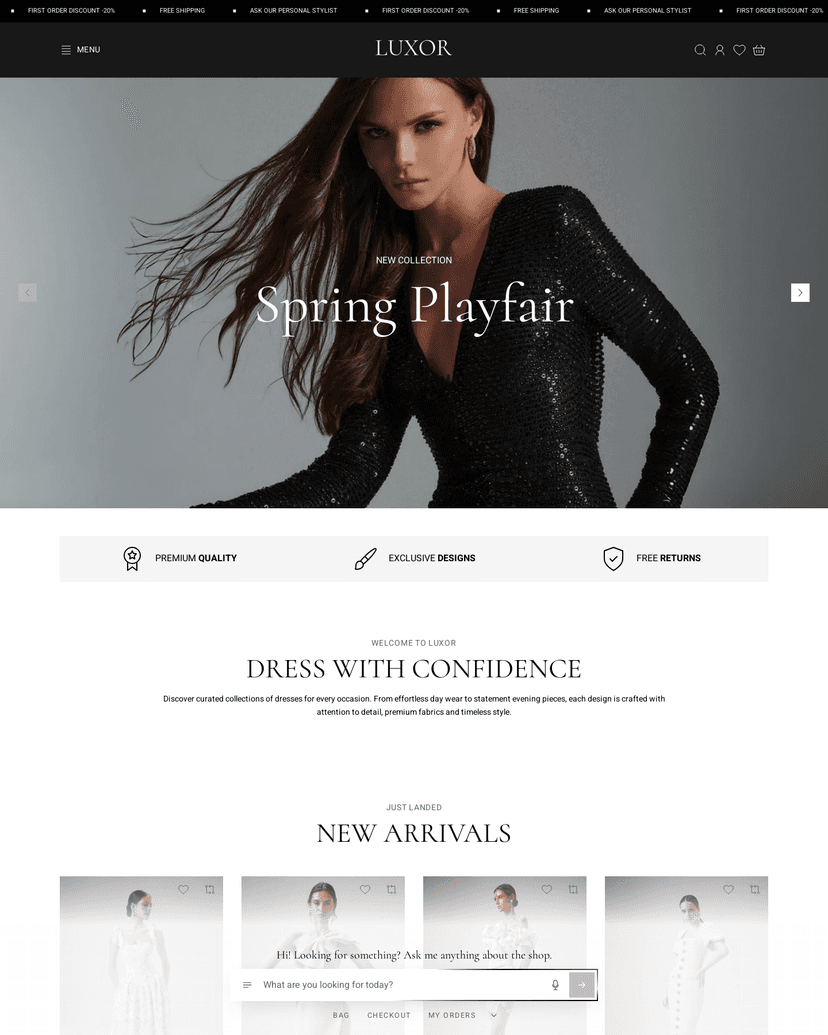 The Luxor theme
