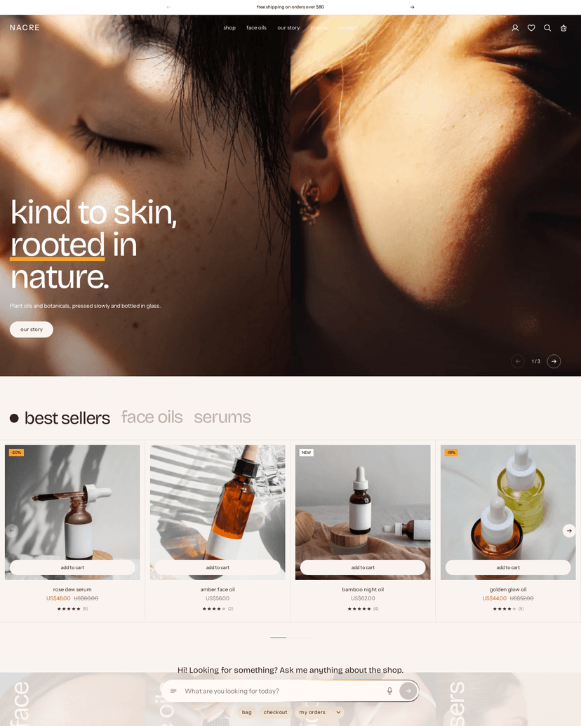 The Nacre theme