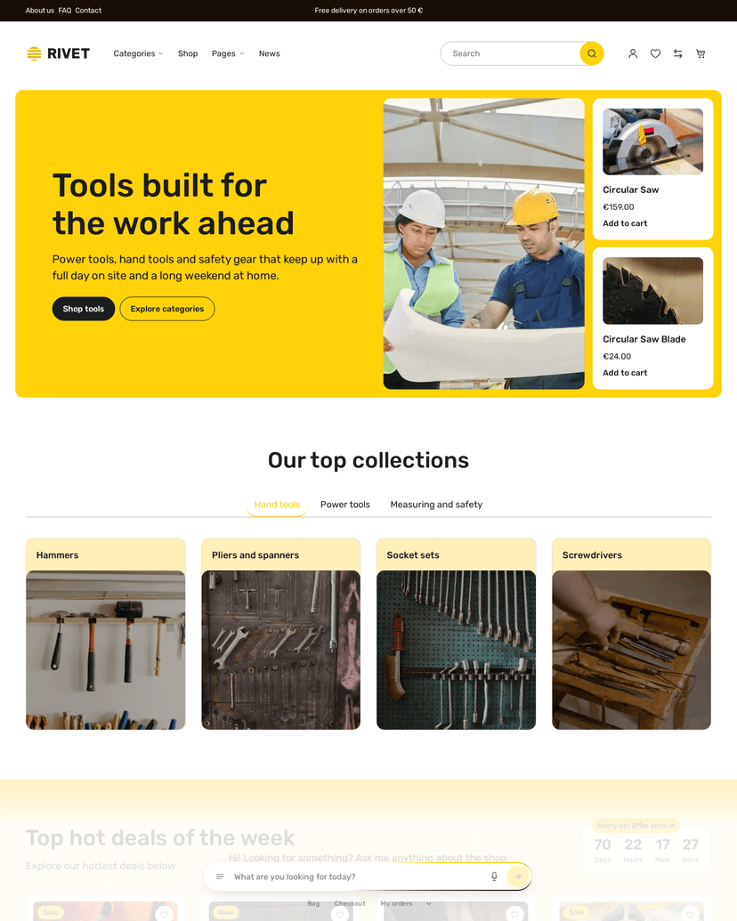 The Rivet theme