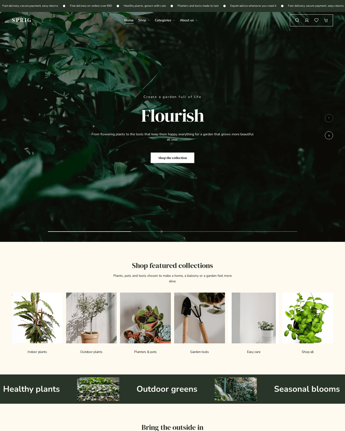 Sprig, preview