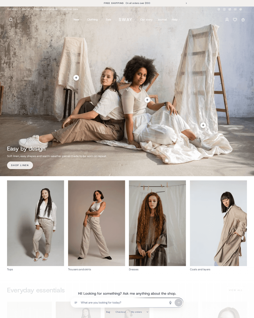 The Sway theme