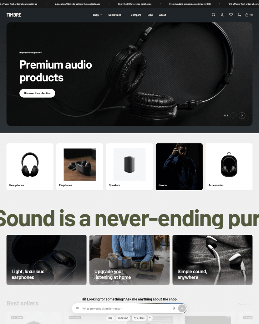 The Timbre theme