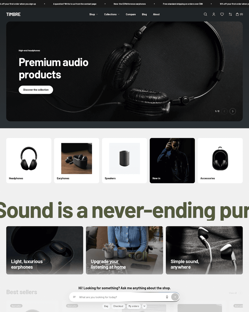 The Timbre theme