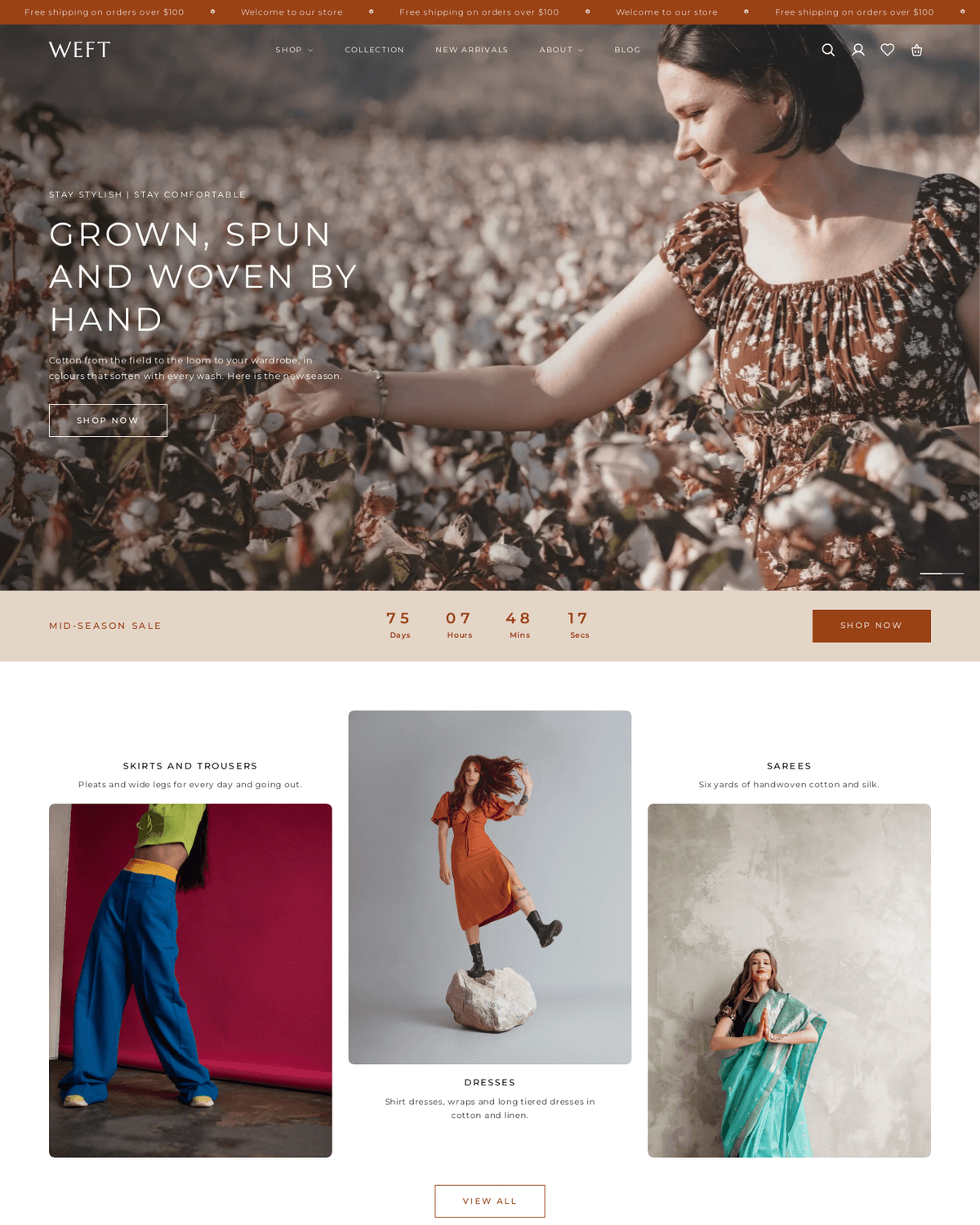 Weft, anteprima