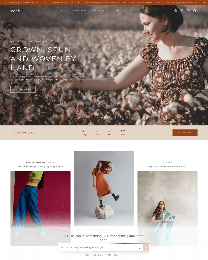 The Weft theme